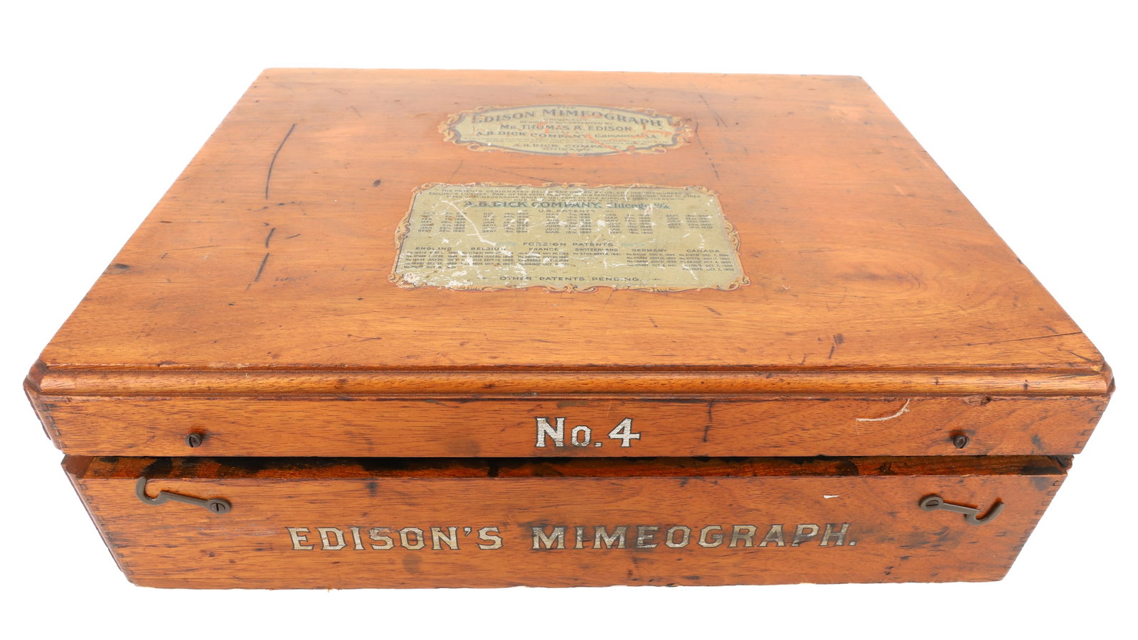 "THE EDISON MIMEOGRAPH" IN BOX (1 of 5)