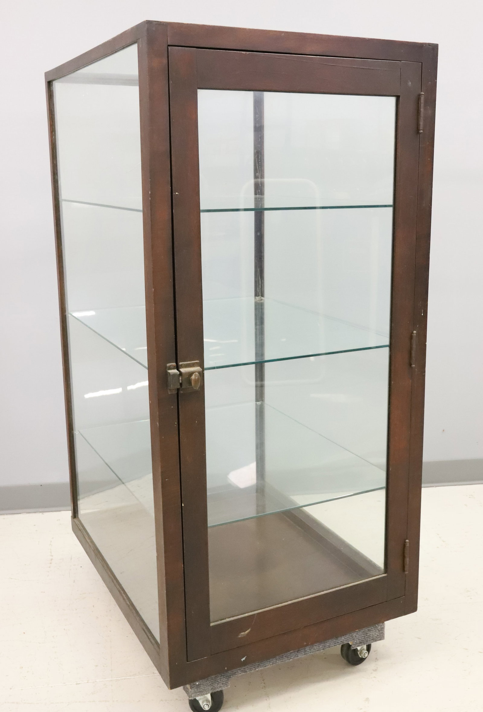 LARGE GLASS DISPLAY CASE - 4