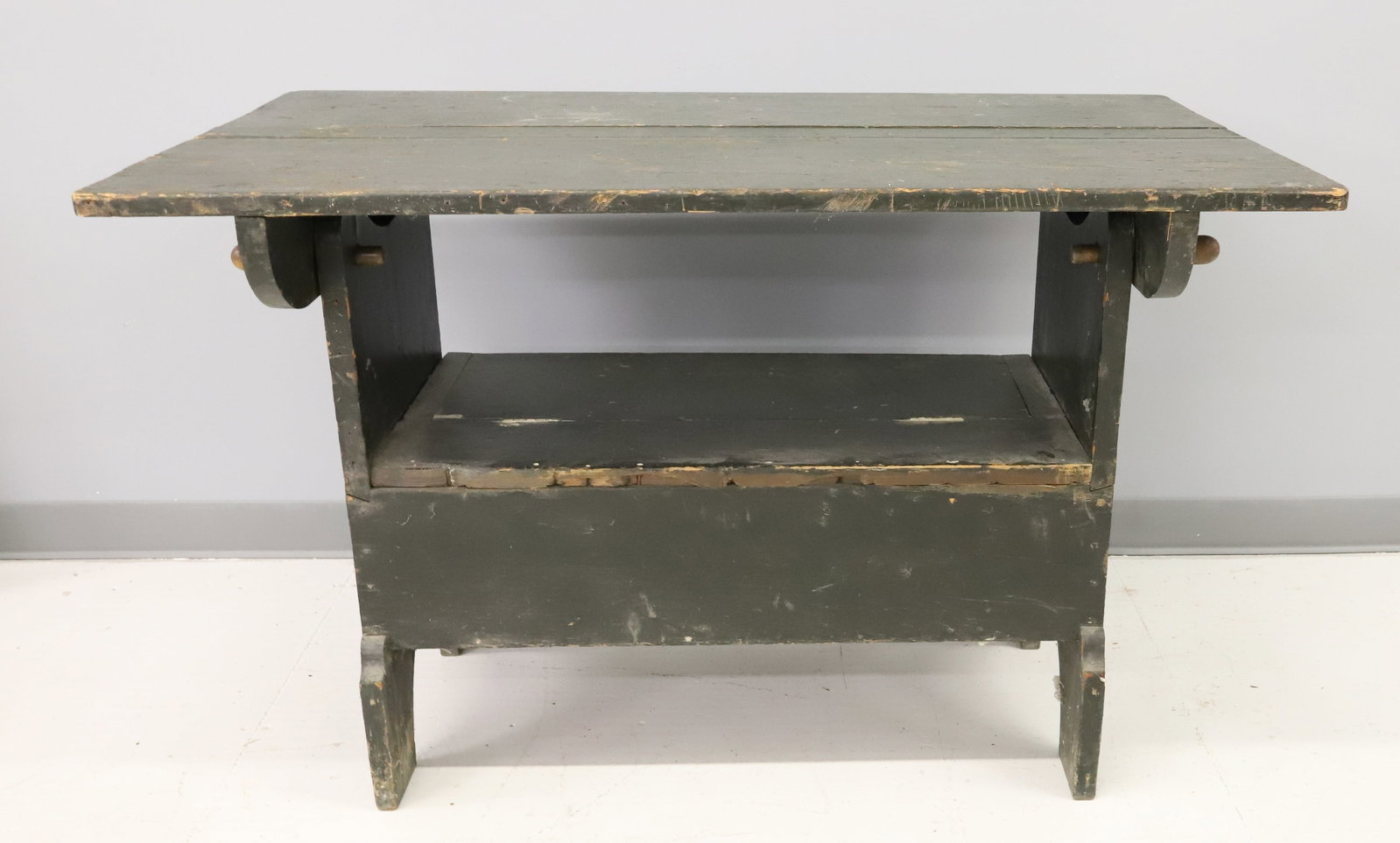 PAINTED HUTCH TABLE - 7