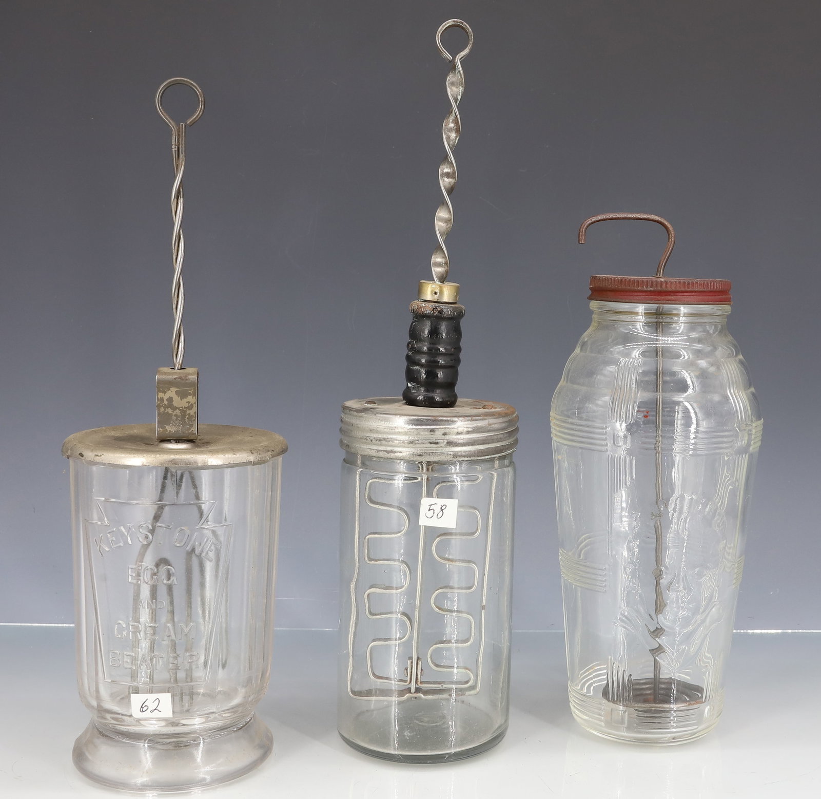 (3) GLASS KITCHEN MIXERS (1 of 3)