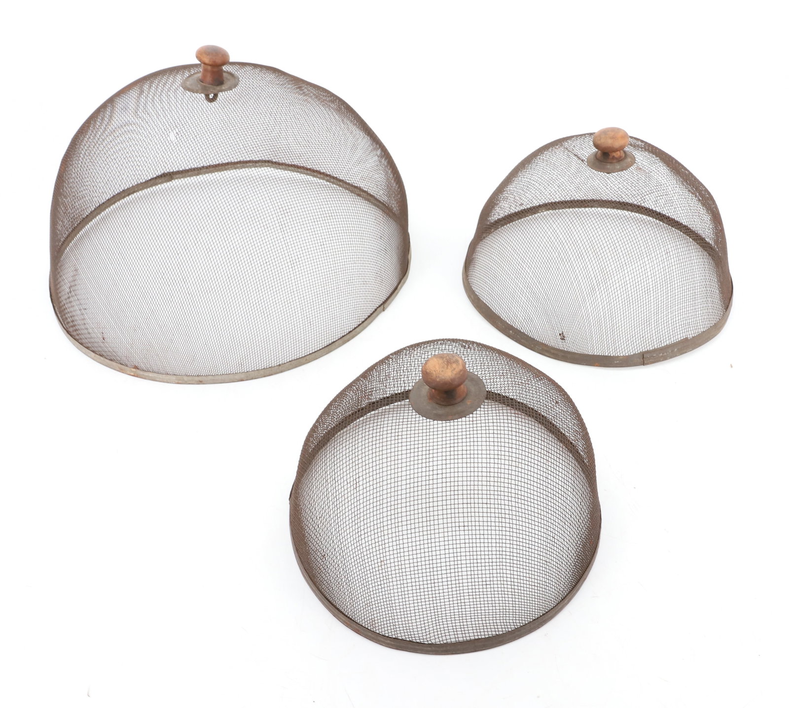(3) WIRE MESH FLY DOMES - 2