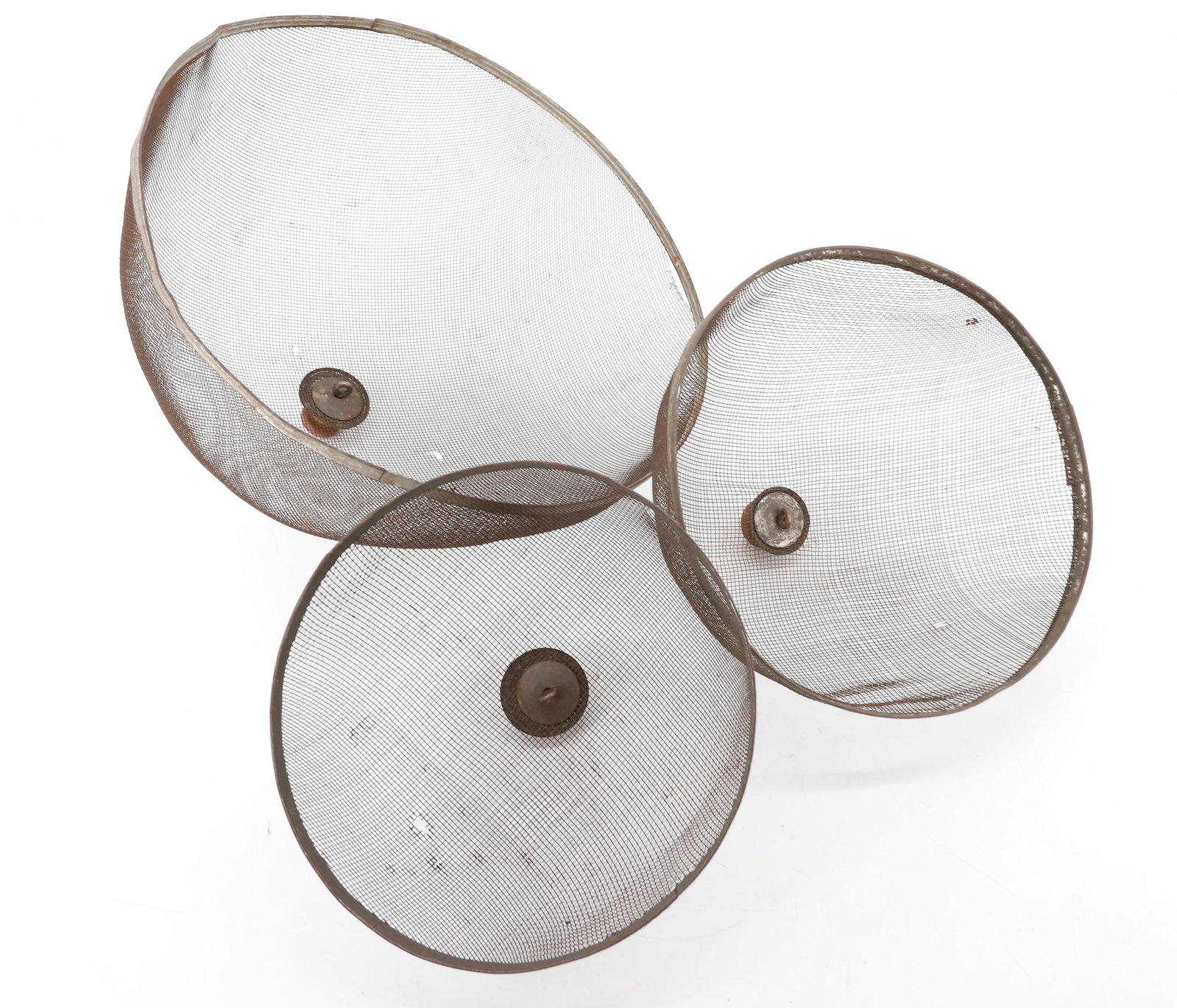 (3) WIRE MESH FLY DOMES - 3