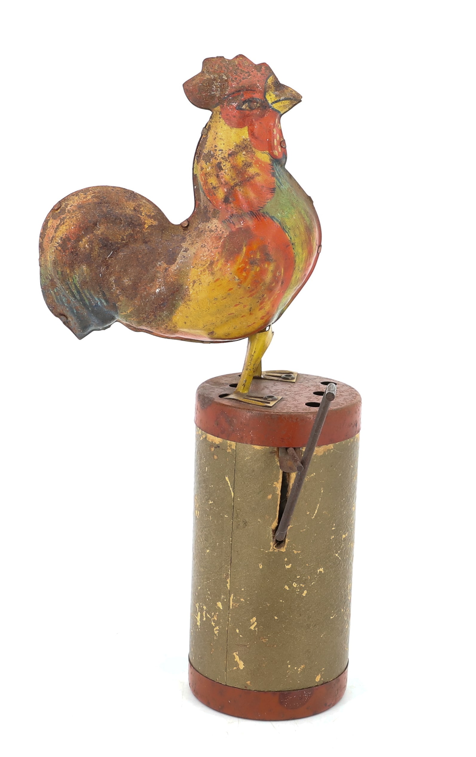 TIN LITHO ROOSTER NOISEMAKER - 3