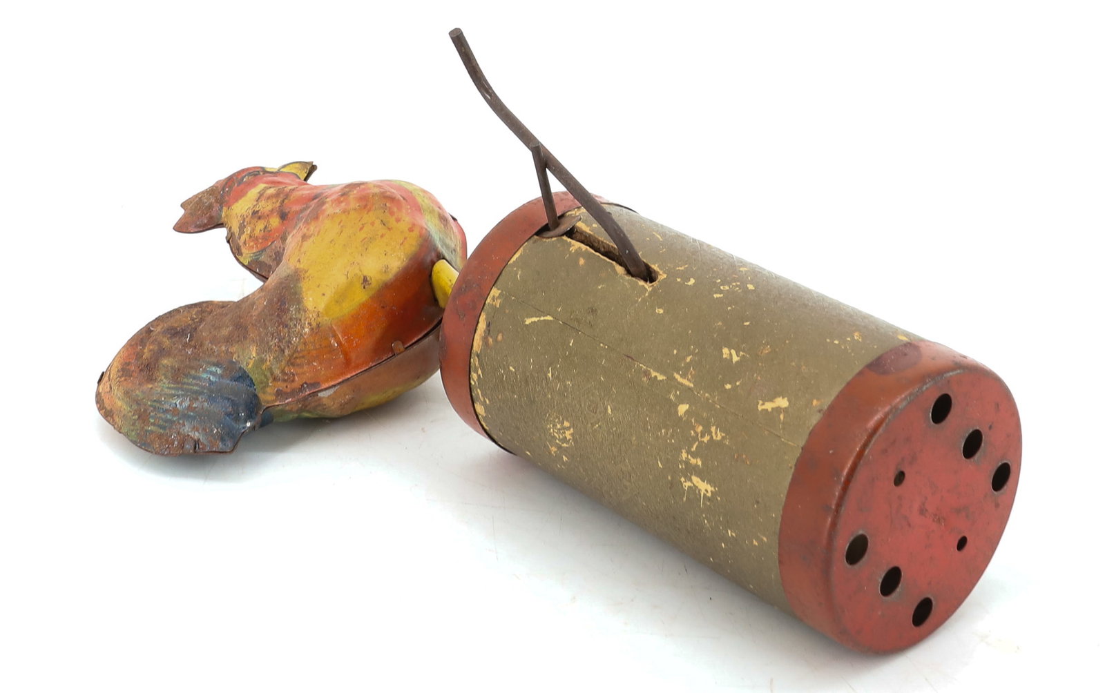 TIN LITHO ROOSTER NOISEMAKER - 4