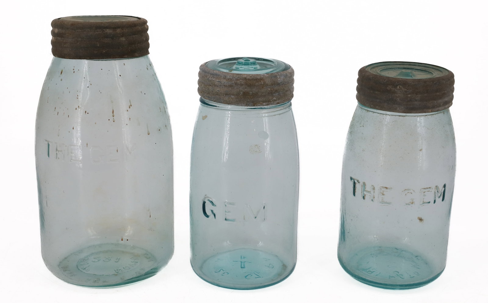 (3) GEM FRUIT JARS (1 of 6)