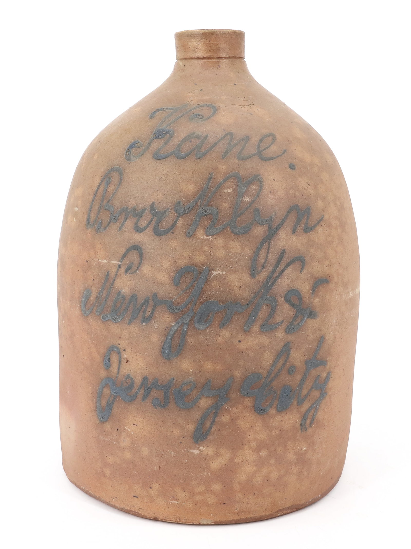 BROOKLYN NEW YORK & JERSEY CITY ADVERTISING JUG (1 of 6)