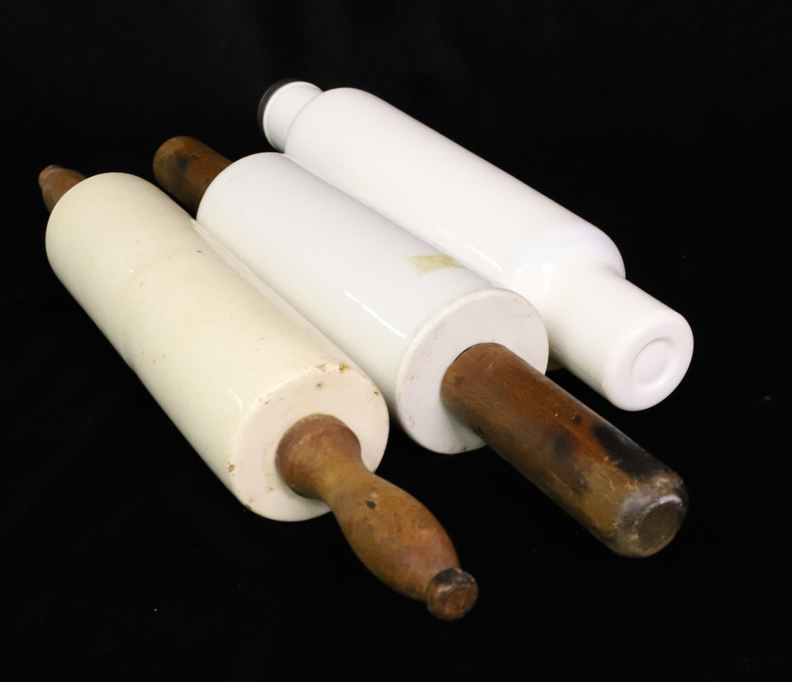 POTTERY AND GLASS ROLLING PINS - 2