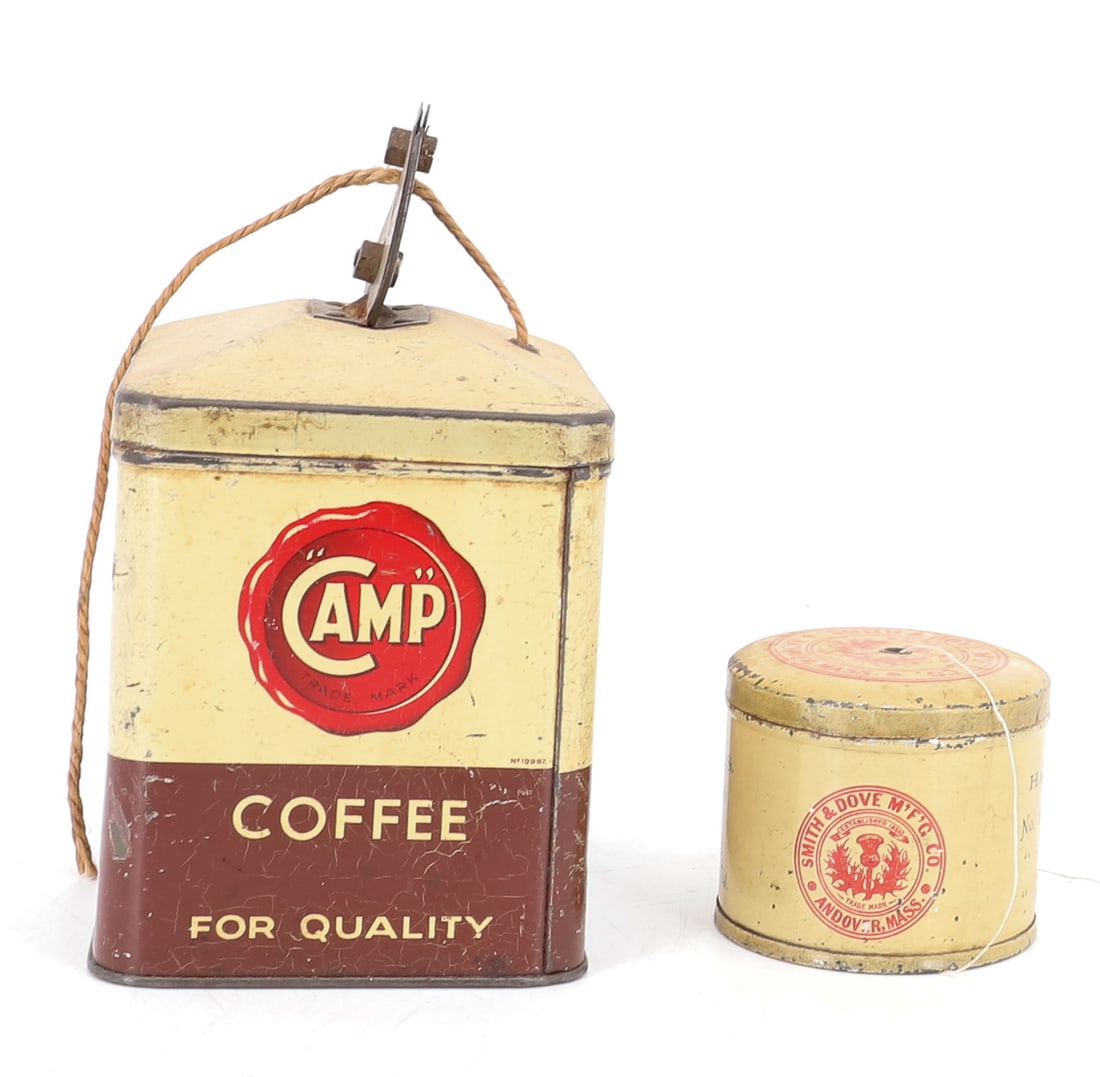 (2) TIN LITHO THREAD HOLDERS - 4