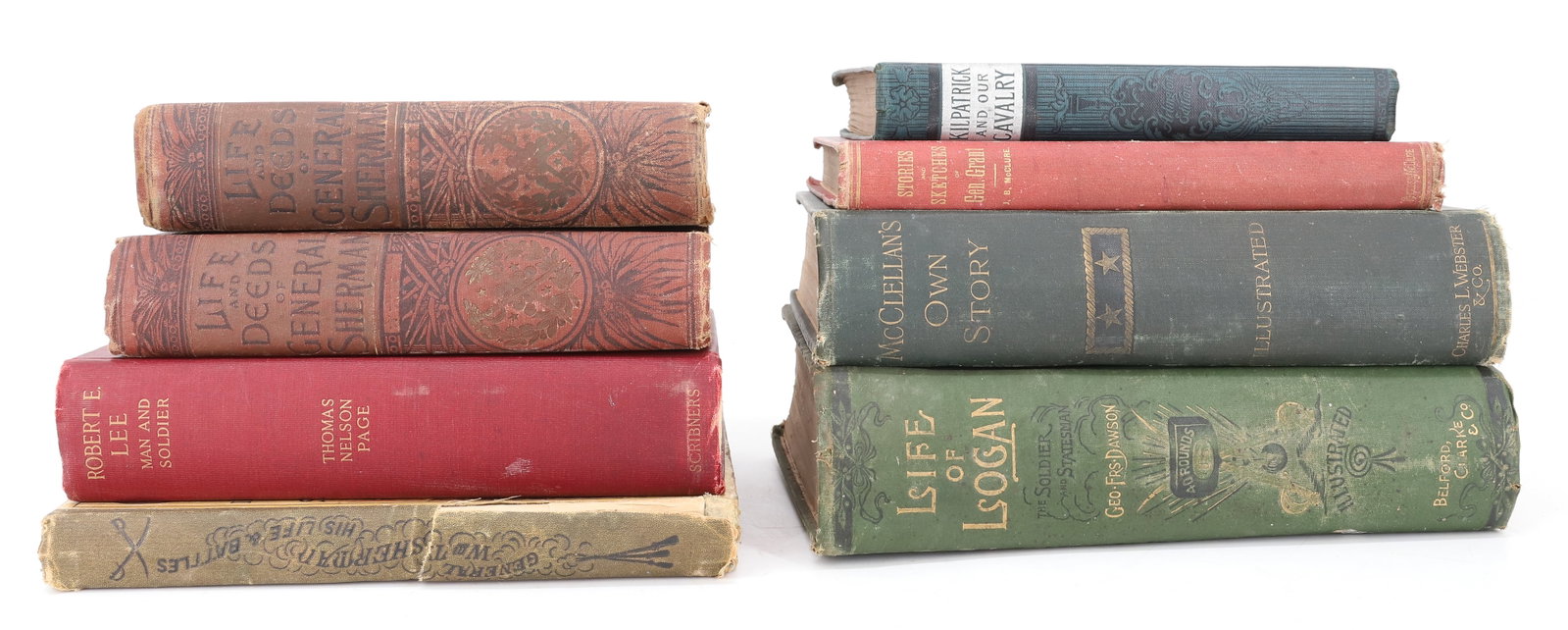 (8) 19TH C. CIVIL WAR-RELATED BOOKS (1 of 4)