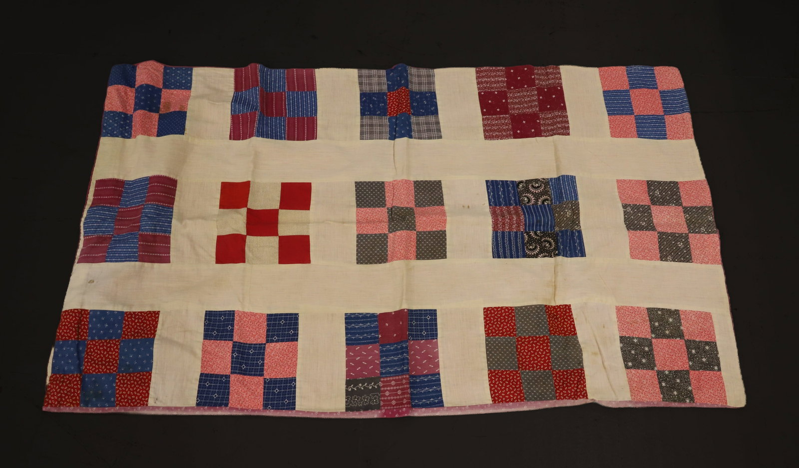 HAND STITCHED CRIB QUILT (1 of 4)