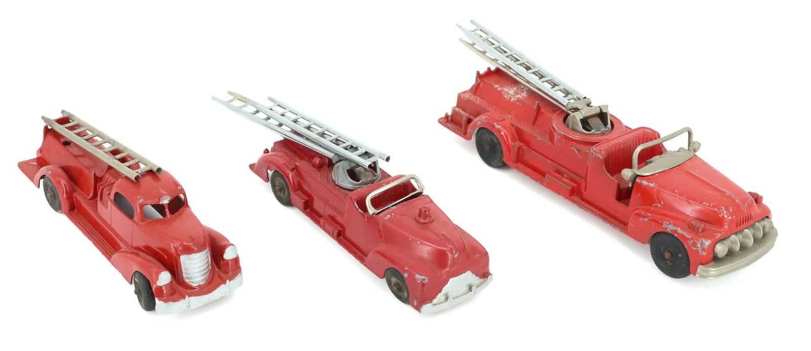 (3) VINTAGE TOY FIRE TRUCKS (1 of 6)
