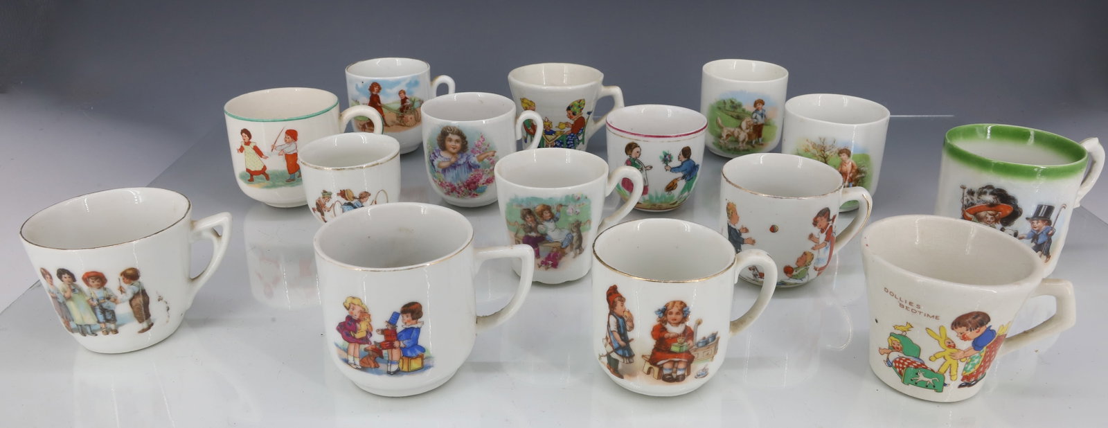 COLLECTION OF (15) CHILDREN'S MUGS (1 of 5)