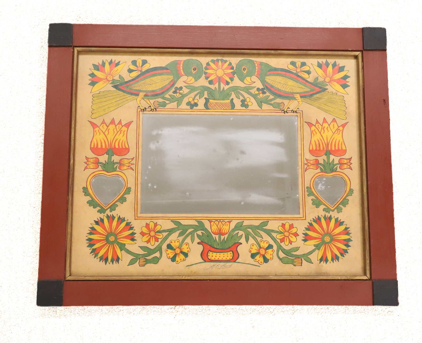 GARNETT B. FRENCH DECORATED MIRROR (1 of 6)