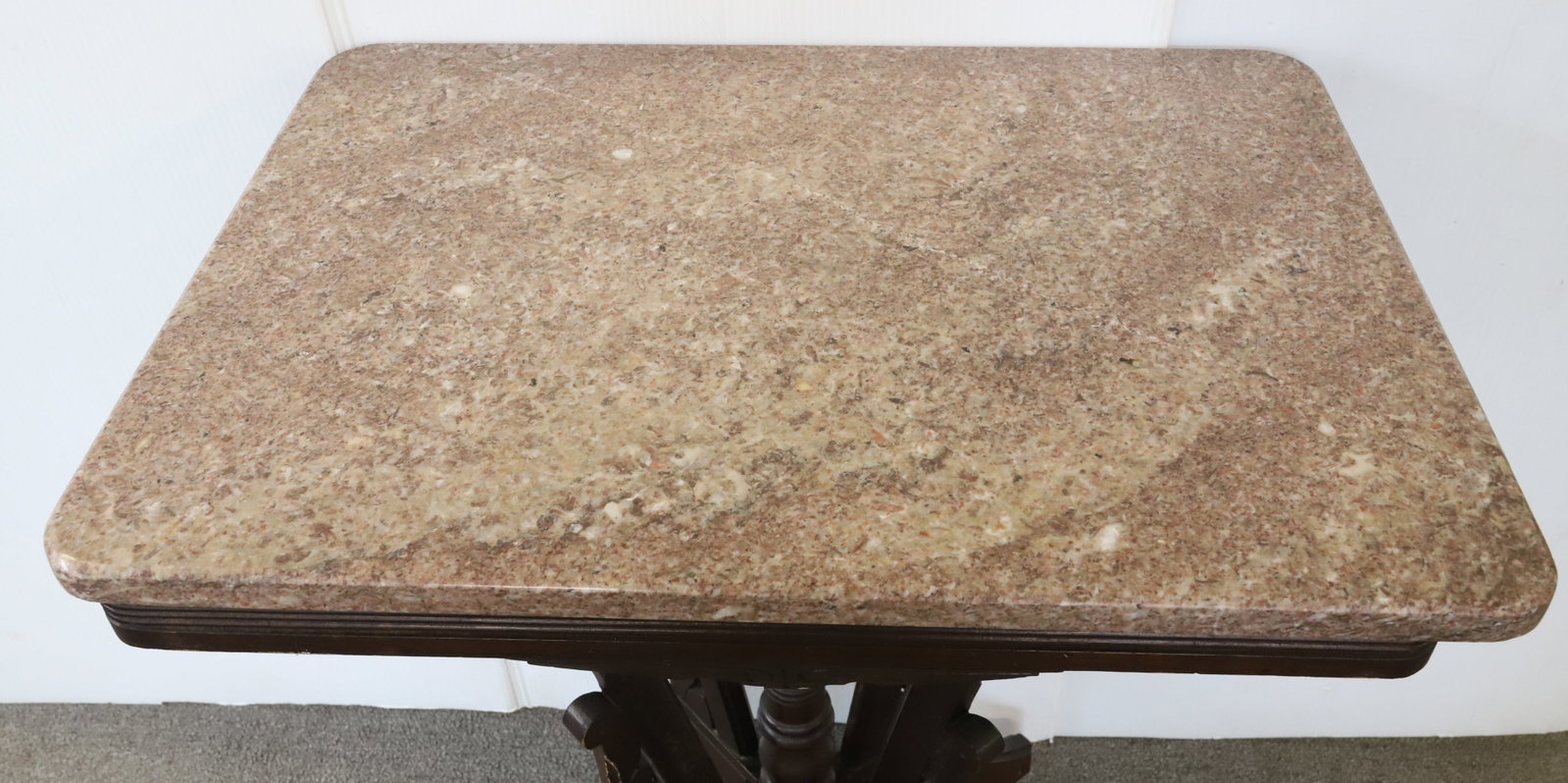 VICTORIAN MARBLE TOP TABLE - 2