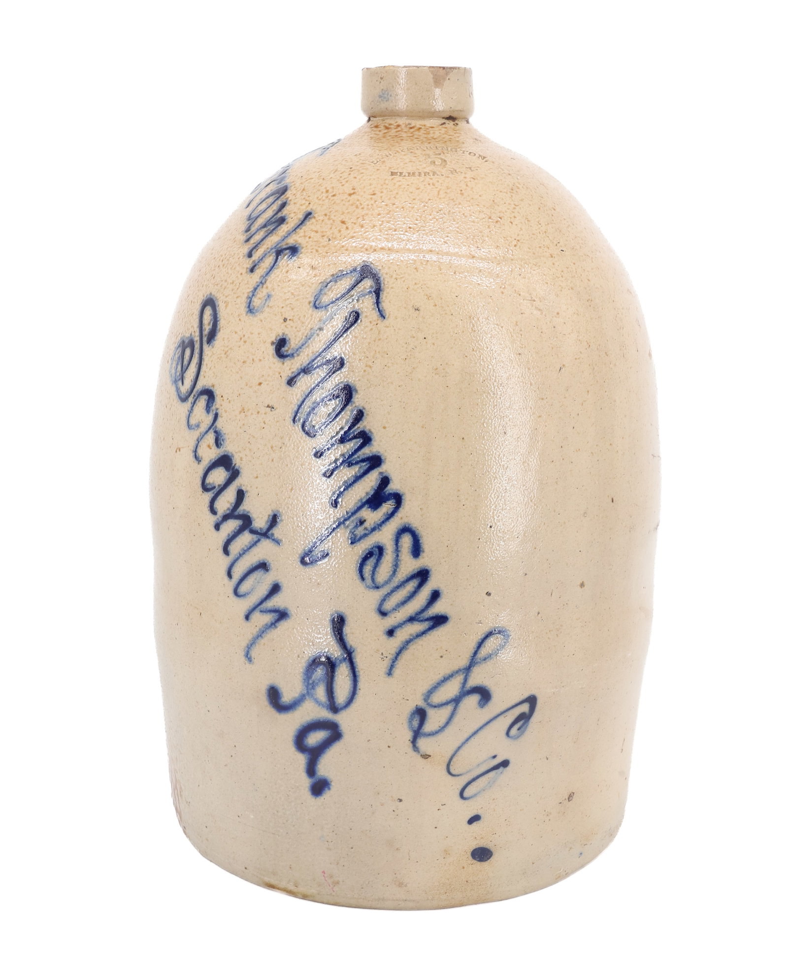 FIVE-GALLON "SCRANTON, PA" ADVERTISING JUG (1 of 7)