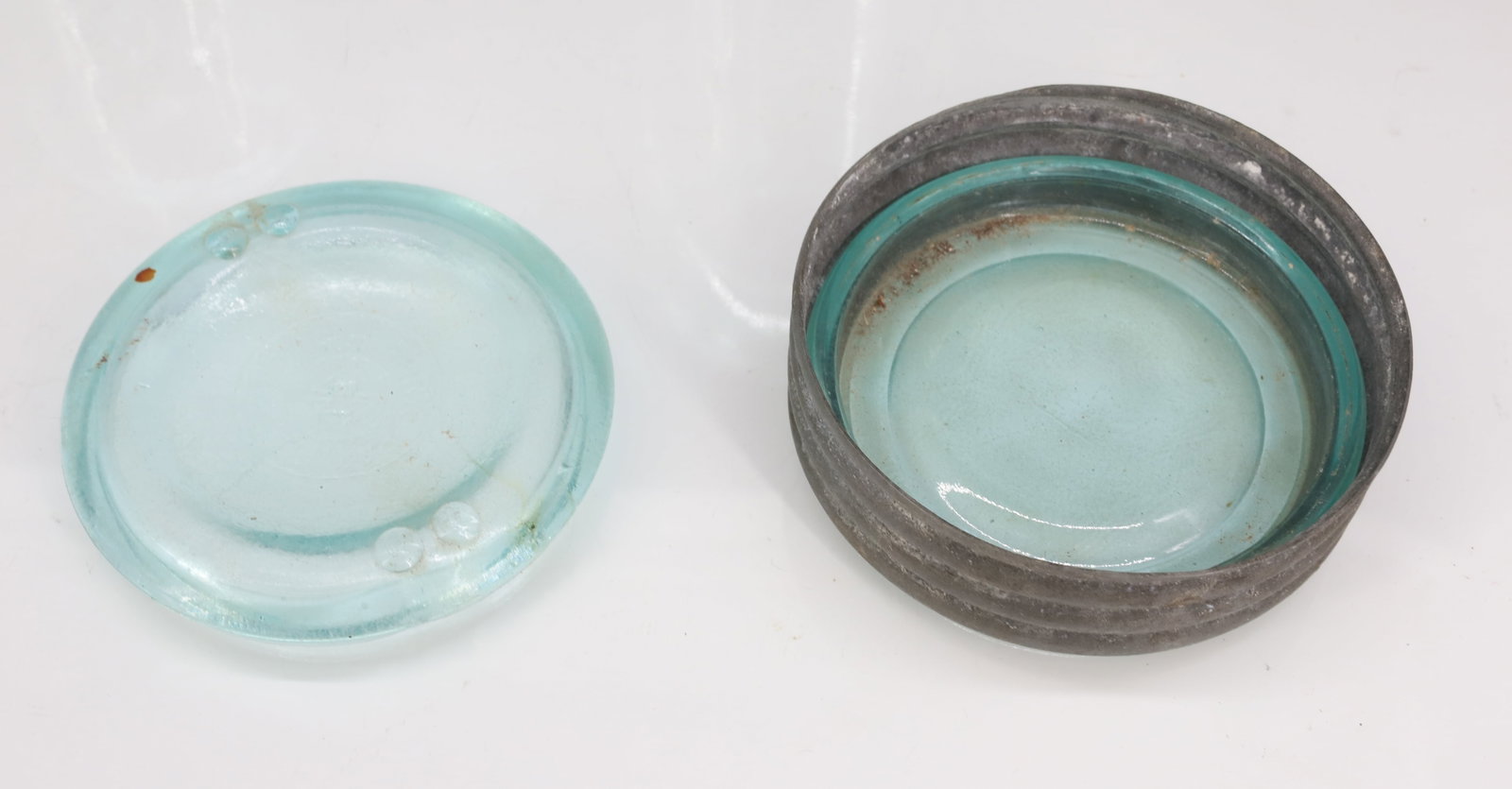(2) "HERO" FRUIT JARS - 4