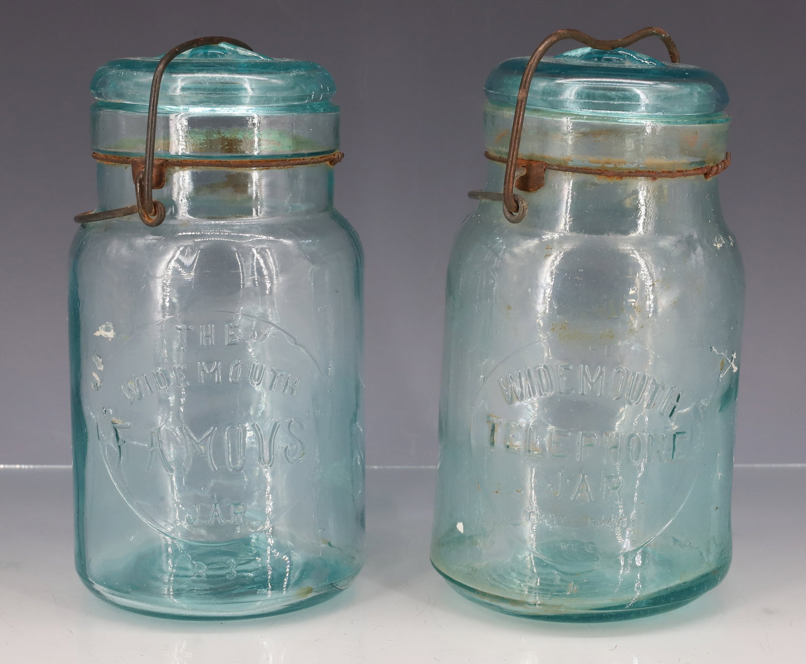 (2) "WIDEMOUTH" FRUIT JARS (1 of 5)