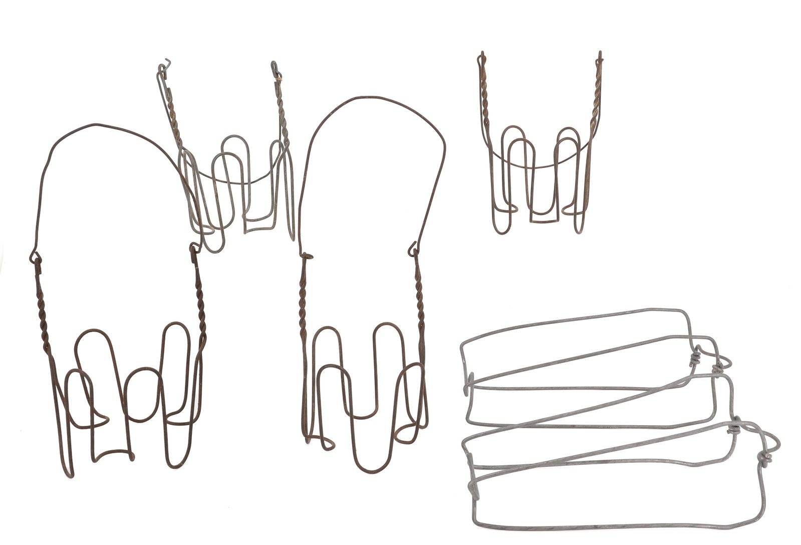 (6) WIRE JAR HOLDERS: CANNING JAR HOLDERS FOR REMOVING FROM HOT WATER WHILE CANNING. PLEASE READ CAREFULLY - ITEMS MUST BE PAID FOR THROUGH LIVE AUCTIONEERS OR WITH CASH OR CHECK IN PERSON - Terms for Purchasing and