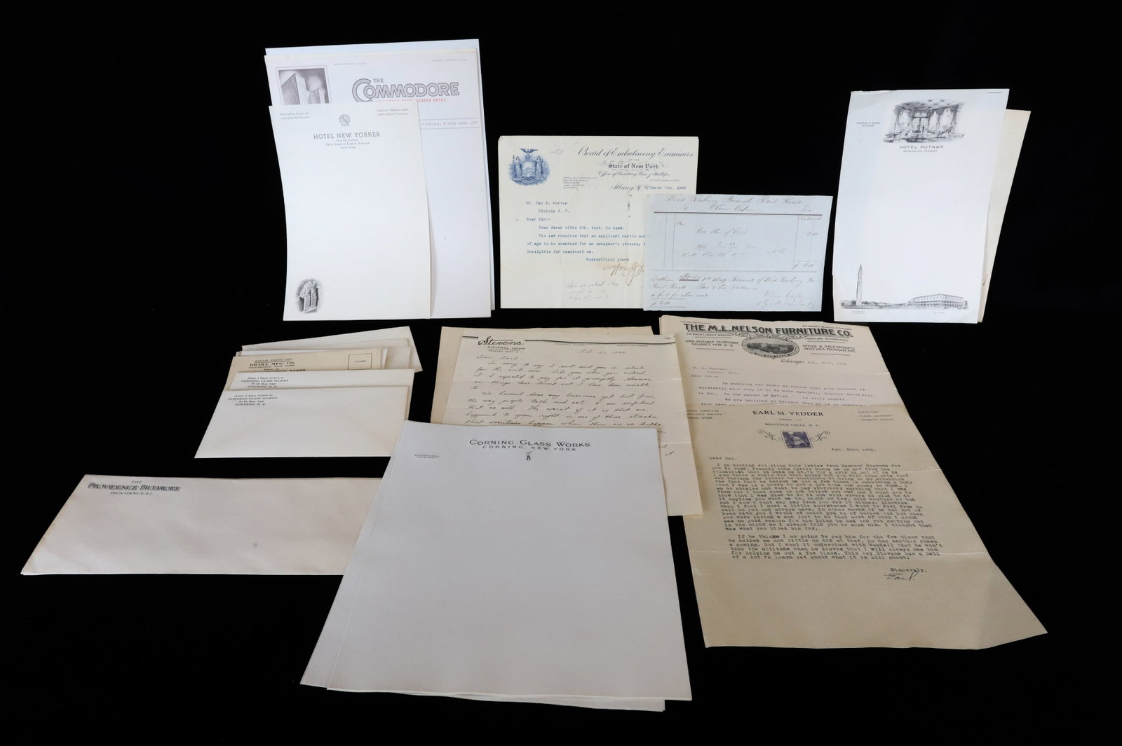 LOT OF HOTEL STATIONARY (1 of 4)