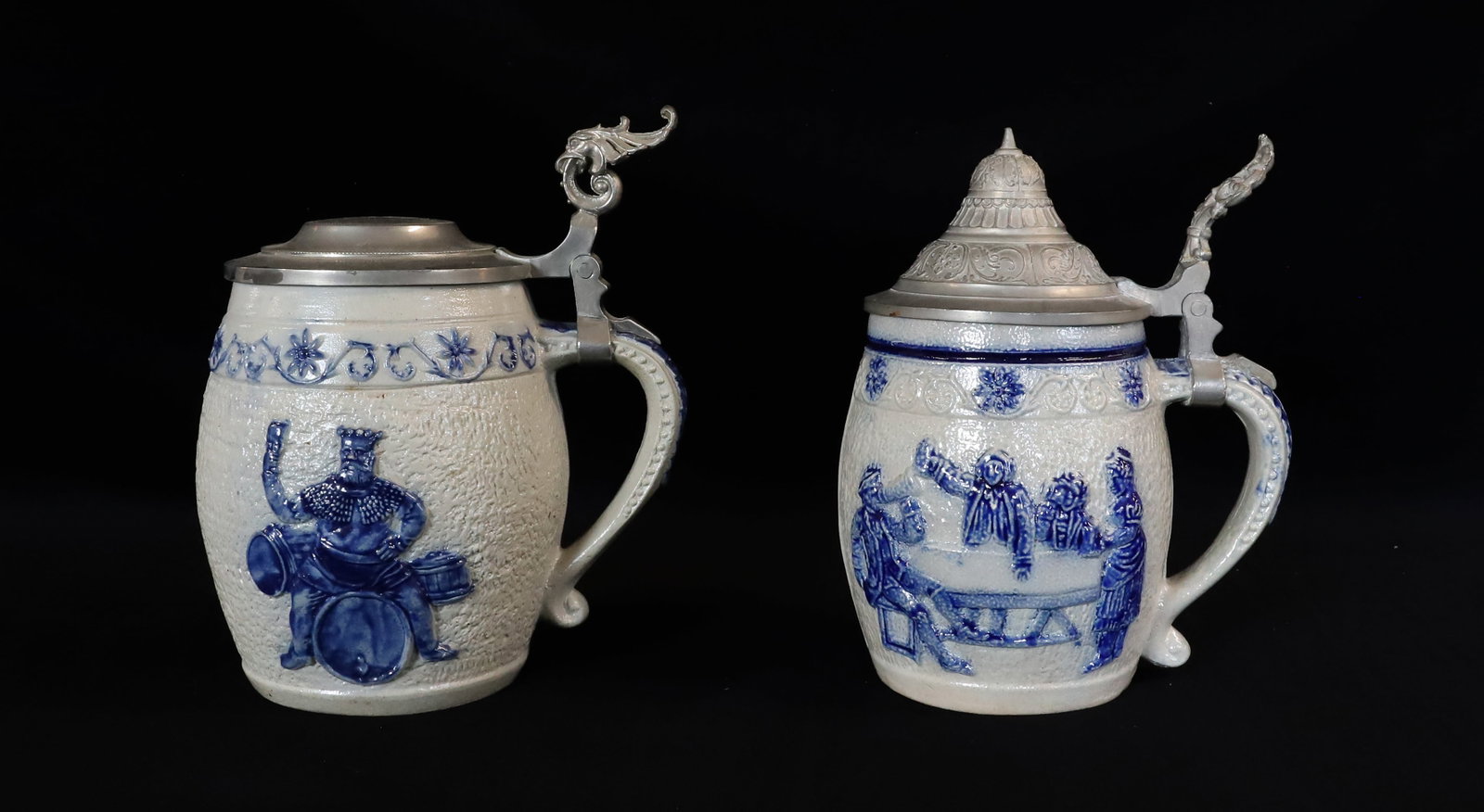 (2) WHITE'S UTICA STONEWARE STEINS (1 of 4)