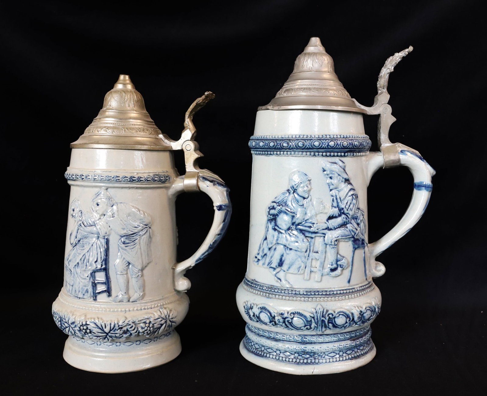 (2) WHITE'S UTICA STONEWARE STEINS (1 of 6)