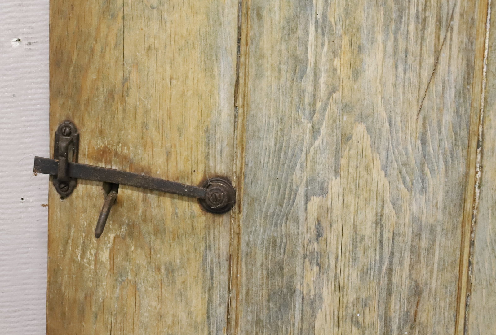 19TH C. PAINTED DOOR - 4