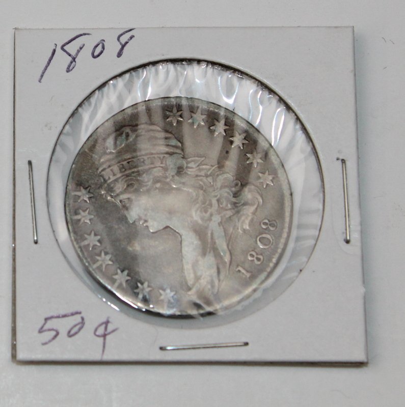 1808 CAPPED BUST HALF: 1808 CAPPED BUST HALF