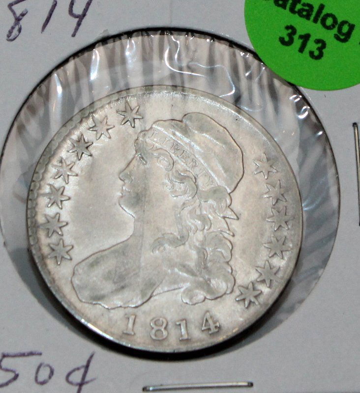 1814 CAPPED BUST HALF: 1814 CAPPED BUST HALF