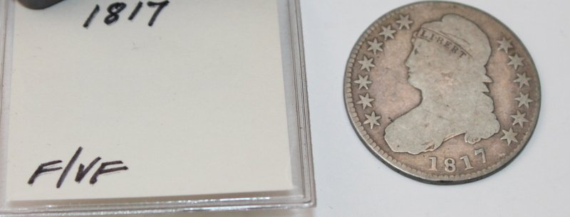 1817 CAPPED BUST HALF: 1817 CAPPED BUST HALF
