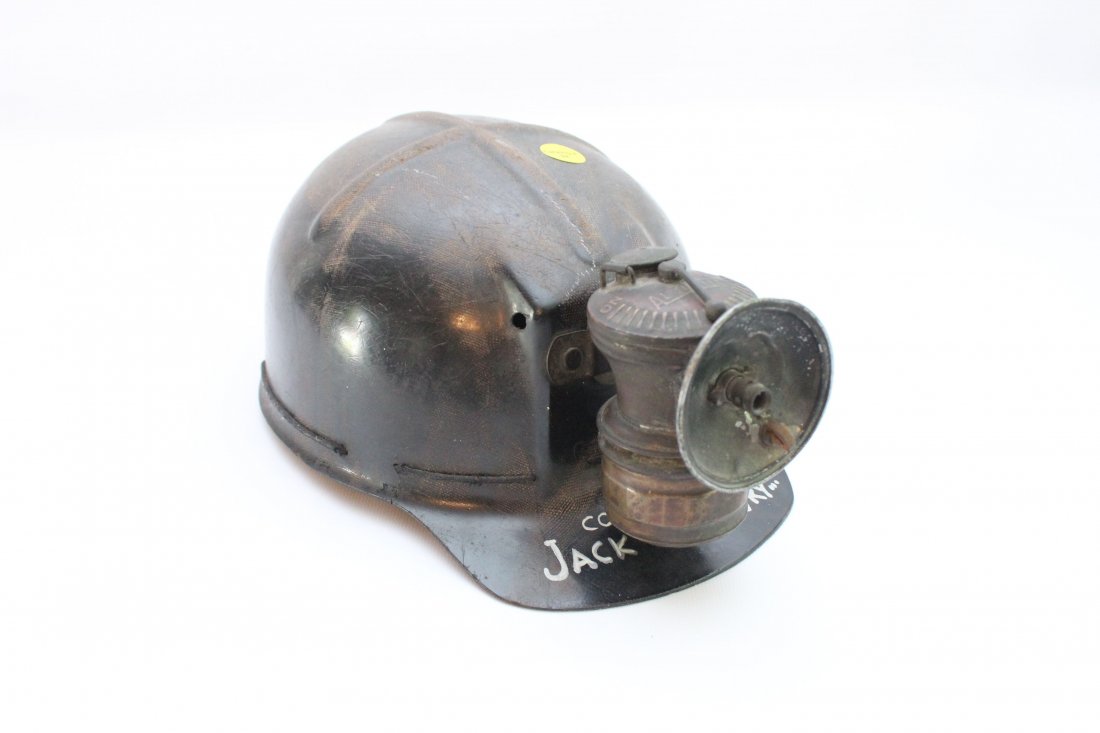 COAL MINER JACK'S HELMET: COAL MINER JACK'S HELMET JACK SAVITSKY'S COAL MINING HELMET