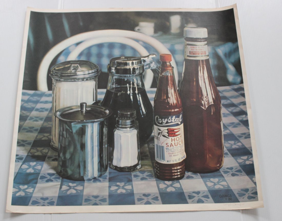 PR. RALPH GOINGS LITOGRAPHS: SIGNED IN PENCIL BOTTOM RIGHT - 27 1/2"X 26" & 36"X 27"