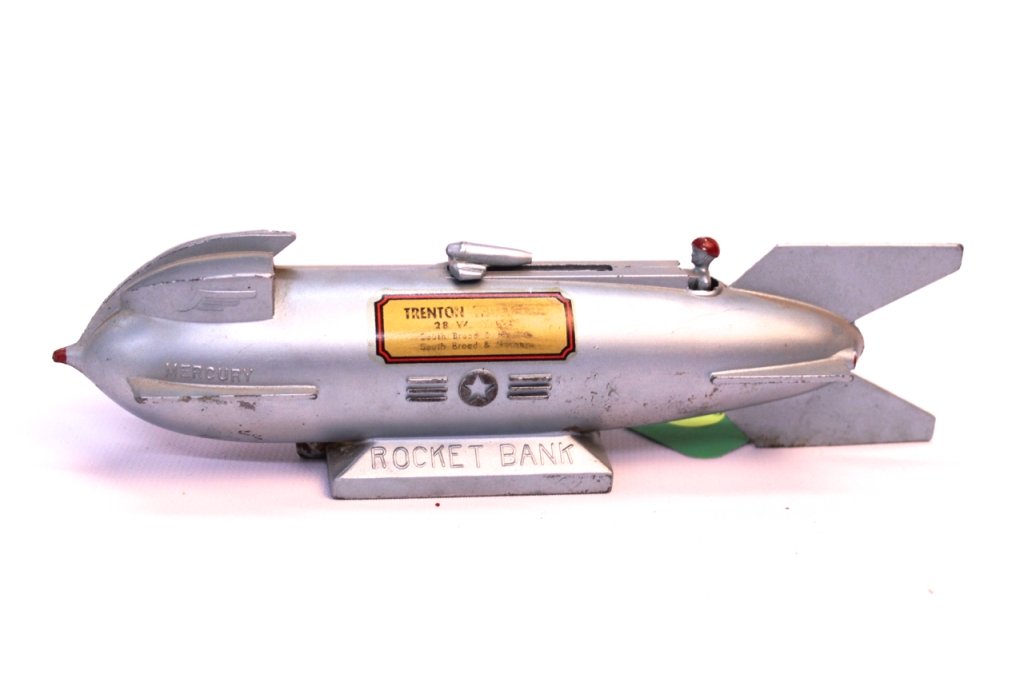 ROCKET BANK: TRENTON TRUST CO. TRENTON NJ BANK 8 1/2"
