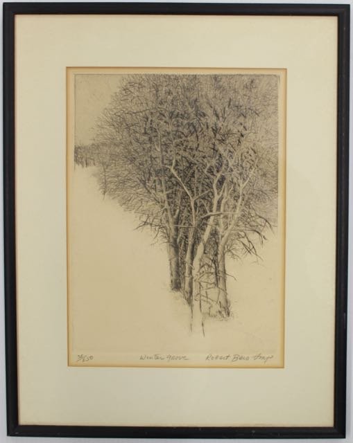ROBERT BERO AP: WINTER GROVE AP 35/250. 9.5" X 13"