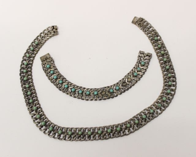 STERLING BRACELET AND NECKLACE (1 of 3)