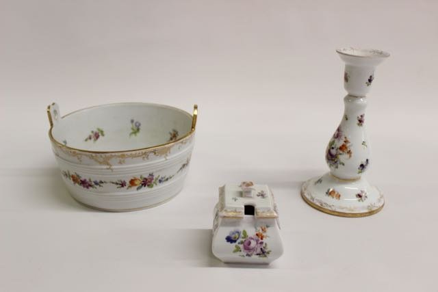 DRESDEN PORCELAIN GROUPING (1 of 3)