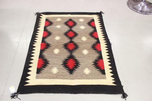 NATIVE AMERICAN INDIAN RUG (1 of 3)