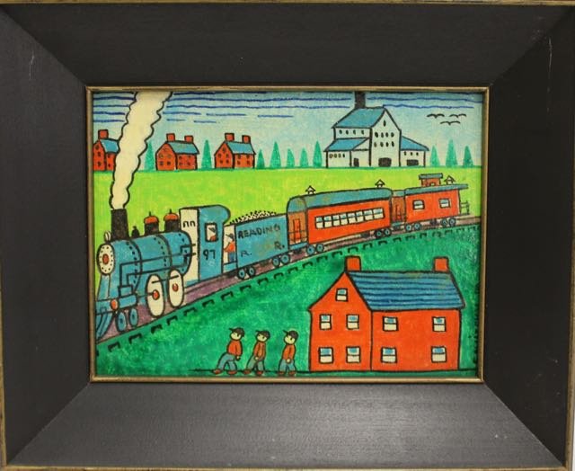 JACK SAVITSKY OIL ON BOARD (1 of 4)