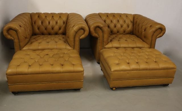 PR. LEATHER CLUB CHAIRS (1 of 7)