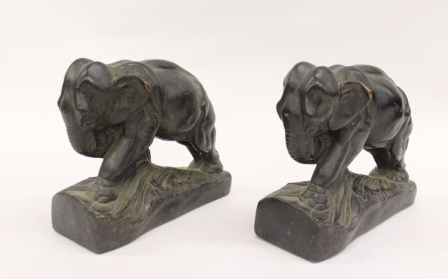 ELEPHANT BOOKENDS (1 of 4)