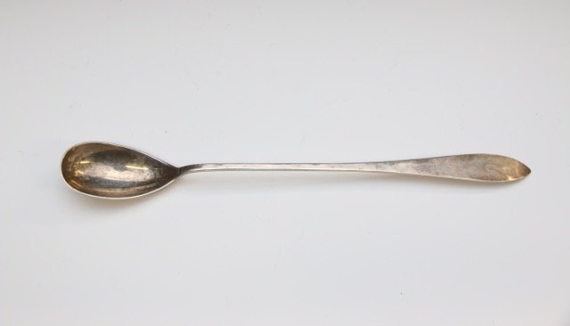 STERLING STUFFING SPOON: PORTER BLANCHARD - 2.4 OZT 12 1/2"