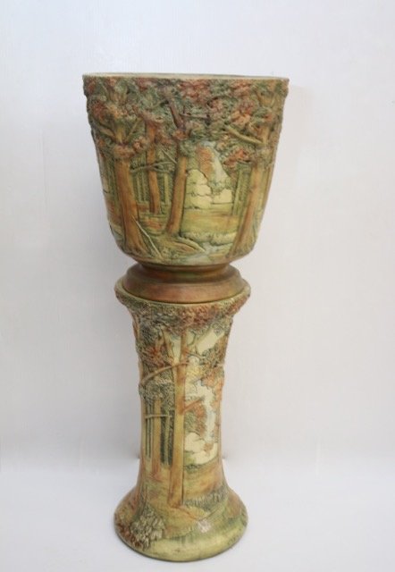 WELLER PEDESTAL AND JARDINIERE (1 of 3)