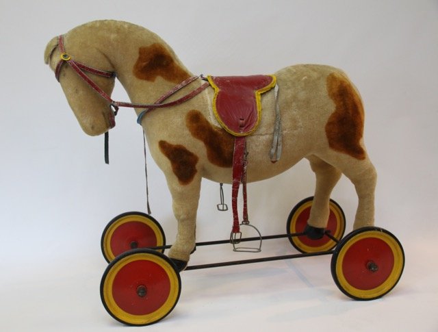 Steiff Horse On Wheels