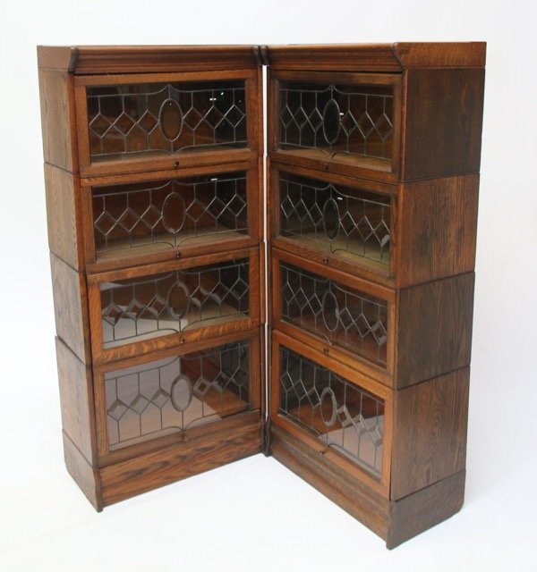 LUNDSTROM CORNER SECTIONAL BOOKCASE (1 of 6)