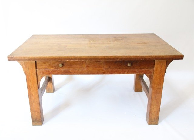 MISSION OAK DESK (1 of 4)