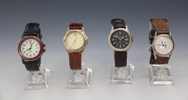 LOT OF 4 MEN'S WRIST WATCHES (1 of 7)
