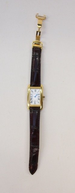 CARTIER TANK WRIST WATCH (1 of 4)