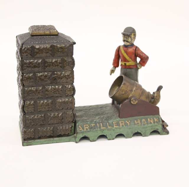 J. & E. STEVENS CO. - MECHANICAL BANK (1 of 4)