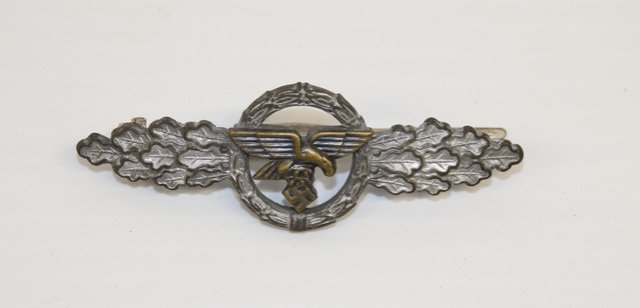 LUFTWAFFE SQUADRON CLASP FOR TRANSPORT PILOTS: UNSIGNED - Dimensions: 3"