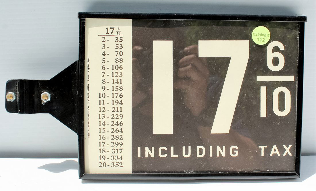 EARLY GASOLINE SIGN (1 of 3)