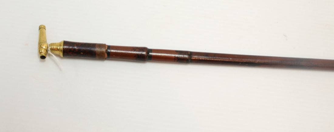 WALKING STICK WITH CANNON HANDLE (1 of 4)
